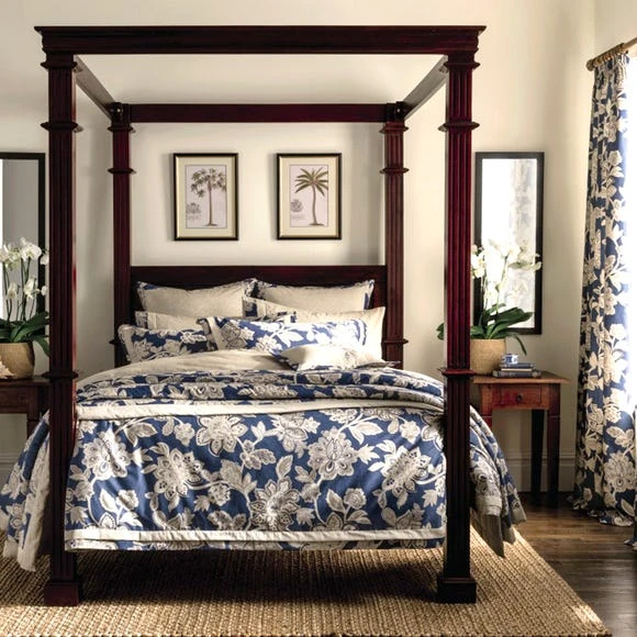 Best Sale ⭐ Dorma Dorma Samira Blue Cuffed Pillowcase ✔️ 2 Best Sale ⭐ Dorma Dorma Samira Blue Cuffed Pillowcase ✔️ - Image 2