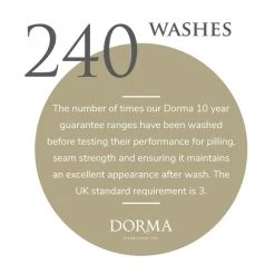 Hot Sale ❤️ Dorma Dorma 300 Thread Count 100% Cotton Sateen Plain Natural Duvet Cover ✔️ -Dunelm Online Shop 1000141130 alt08