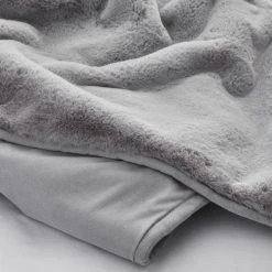 Budget ⌛ Dorma Purity Dorma Purity Faux Fur Grey Bedspread ❤️ 7 Budget ⌛ Dorma Purity Dorma Purity Faux Fur Grey Bedspread ❤️ -Dunelm Online Shop 1000167075 alt03