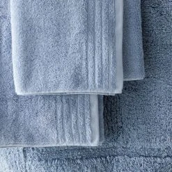 Buy ✨ Dorma Dorma Tencel Sumptuously Soft Porcelain Blue Towel ❤️ -Dunelm Online Shop 1000167231 alt02