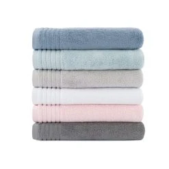 Buy ✨ Dorma Dorma Tencel Sumptuously Soft Porcelain Blue Towel ❤️ -Dunelm Online Shop 1000167231 alt04