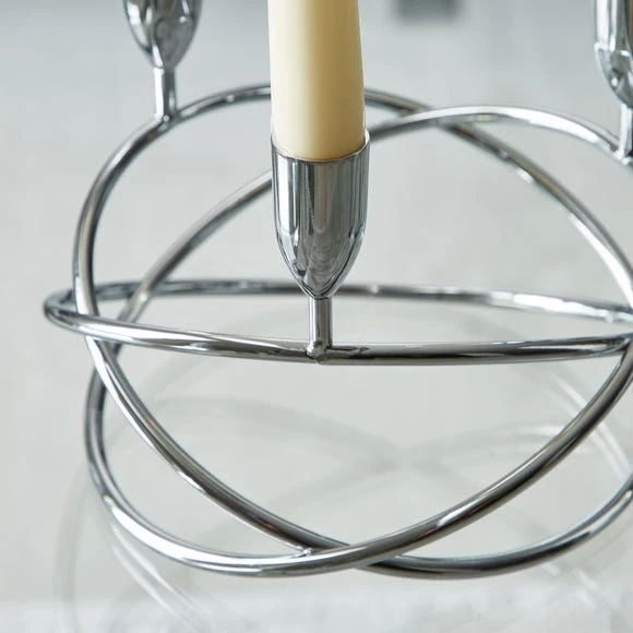 Top 10 ❤️ Dorma Dorma Circle Silver Candelabra ❤️ 2 Top 10 ❤️ Dorma Dorma Circle Silver Candelabra ❤️ - Image 2