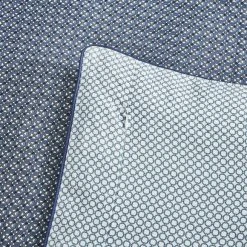 Budget 🔔 Dorma Dorma Abbotswood 100% Cotton Navy Duvet Cover and Pillowcase Set 🎉 -Dunelm Online Shop 1000181165 alt03