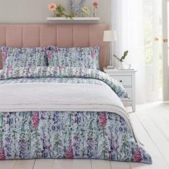 Coupon 🌟 Dorma Dorma Country Garden 100% Cotton Duvet Cover and Pillowcase Set 🛒 -Dunelm Online Shop 1000181169 alt04