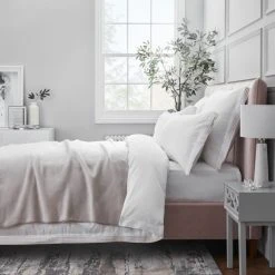 Brand new ❤️ Dorma Purity Dorma Purity Chesten 300 Thread Count Cotton Sateen Duvet Cover and Pillowcase Set ✨ -Dunelm Online Shop 1000181181 alt05