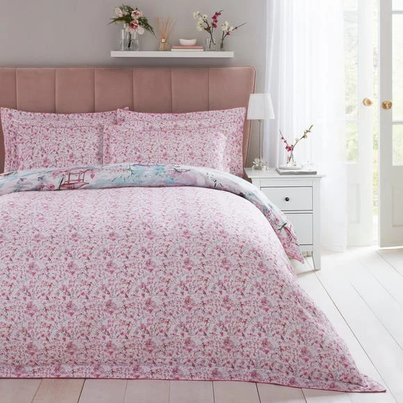 Buy ⌛ Dorma Dorma Tranquil Garden 100% Cotton Duvet Cover and Pillowcase Set ✨ 2 Buy ⌛ Dorma Dorma Tranquil Garden 100% Cotton Duvet Cover and Pillowcase Set ✨ - Image 2