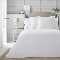 New ✨ Dorma Purity Dorma Purity Cardinham 100% Cotton White Continental Pillowcase ✨ 6 New ✨ Dorma Purity Dorma Purity Cardinham 100% Cotton White Continental Pillowcase ✨ -Dunelm Online Shop 1000182028 alt02