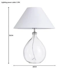 Best reviews of π Dorma Purity Dorma Purity Wimborne Glass Table Lamp Clear π― 10 Best reviews of π Dorma Purity Dorma Purity Wimborne Glass Table Lamp Clear π― -Dunelm Online Shop 1000182538 alt07