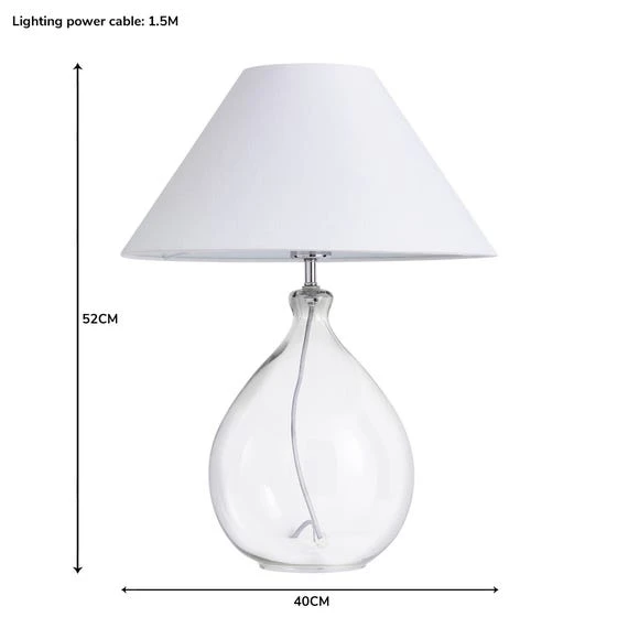 Best reviews of π Dorma Purity Dorma Purity Wimborne Glass Table Lamp Clear π― 5 Best reviews of π Dorma Purity Dorma Purity Wimborne Glass Table Lamp Clear π― - Image 5