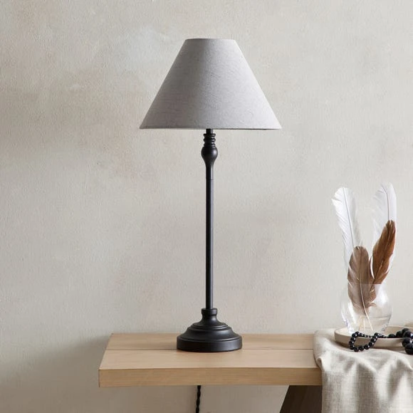 Buy π Dorma Dorma Bedford Table Lamp Black π 2 Buy π Dorma Dorma Bedford Table Lamp Black π - Image 2