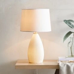 New π Dorma Purity Dorma Purity Dual Lit Ribbed Porcelain Table Lamp β¨ 8 New π Dorma Purity Dorma Purity Dual Lit Ribbed Porcelain Table Lamp β¨ -Dunelm Online Shop 1000182853 alt02