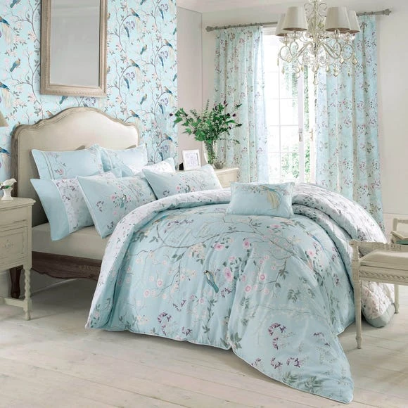 Top 10 🥰 Dorma Dorma Maiya Embroidered 100% Cotton Duck-Egg Reversible Duvet Cover ⌛ 1 Top 10 🥰 Dorma Dorma Maiya Embroidered 100% Cotton Duck-Egg Reversible Duvet Cover ⌛