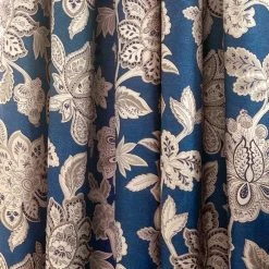 Wholesale 💯 Dorma Dorma Samira Blue Pencil Pleat Curtains 🌟 -Dunelm Online Shop 30166315 alt02