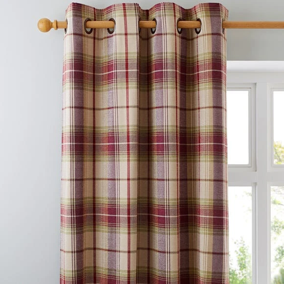 Best Pirce π Dorma Dorma Bloomsbury Check Plum Eyelet Curtains π 1 Best Pirce π Dorma Dorma Bloomsbury Check Plum Eyelet Curtains π