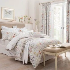 Best deal ⌛ Dorma Dorma Wildflower Digitally Printed 100% Cotton Duvet Cover ⭐
