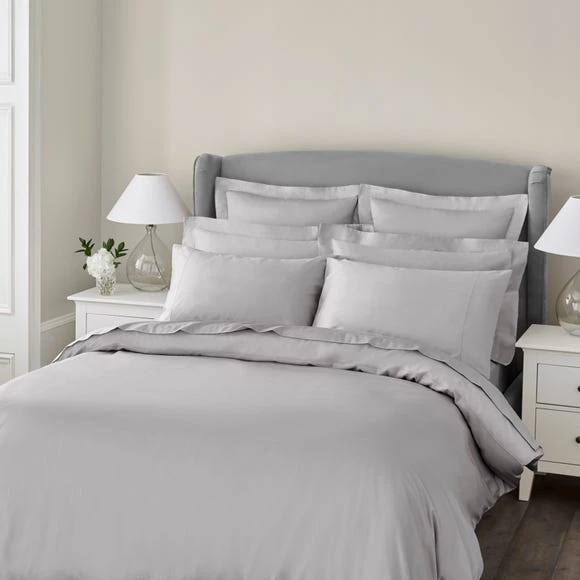 Cheap 🤩 Dorma Dorma 300 Thread Count 100% Cotton Sateen Plain Silver Duvet Cover 🔔 1 Cheap 🤩 Dorma Dorma 300 Thread Count 100% Cotton Sateen Plain Silver Duvet Cover 🔔