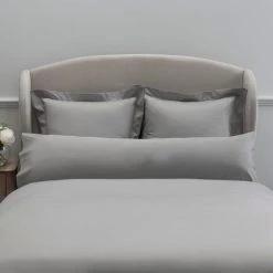 Promo ⌛ Dorma Dorma 300 Thread Count 100% Cotton Sateen Plain Bolster Pillowcase 🛒