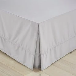Hot Sale ✔️ Dorma Dorma 500 Thread Count 100% Cotton Sateen Silver Valance 💯