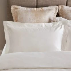 New ✨ Dorma Dorma Egyptian Cotton 1000 Thread Count Cream Oxford Pillowcase 🎉