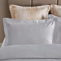 Budget ✨ Dorma Dorma Egyptian Cotton 1000 Thread Count Silver Oxford Pillowcase ✨