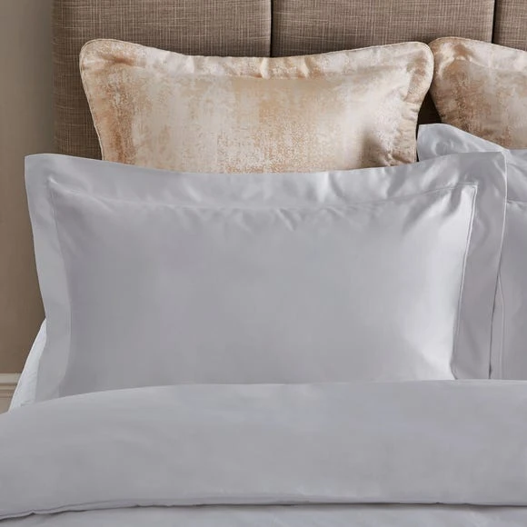Budget ✨ Dorma Dorma Egyptian Cotton 1000 Thread Count Silver Oxford Pillowcase ✨ 1 Budget ✨ Dorma Dorma Egyptian Cotton 1000 Thread Count Silver Oxford Pillowcase ✨