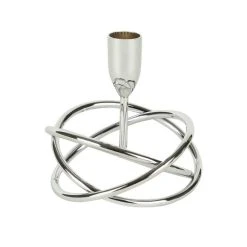 Hot Sale 😉 Dorma Dorma Circle Silver Candlestick 🥰