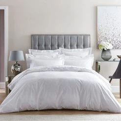 Hot Sale 💯 Dorma Dorma Egyptian Cotton 400 Thread Count Percale White Duvet Cover ❤️