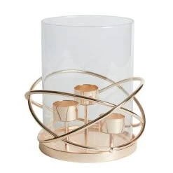 Outlet ๐งจ Dorma Dorma Circle Champagne 3 Tealight Holder โ๏ธ