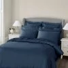 New 🔥 Dorma Dorma 300 Thread Count 100% Cotton Sateen Plain Navy Duvet Cover 🥰