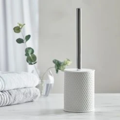 Coupon ⌛ Dorma Purity Dorma Purity Porcelain White Toilet Brush 🎁