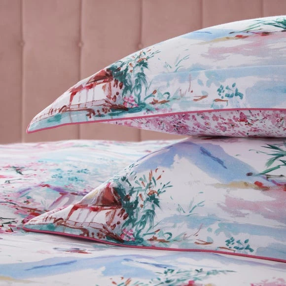Hot Sale 🥰 Dorma Dorma Tranquil Garden 100% Cotton Oxford Pillowcase Pair 👍 1 Hot Sale 🥰 Dorma Dorma Tranquil Garden 100% Cotton Oxford Pillowcase Pair 👍