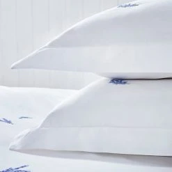 Promo 🔥 Dorma Dorma Ashmore Lavender 100% Cotton Oxford Pillowcase Pair 🔥