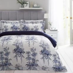 Cheap 👍 Dorma Dorma Madara Floral Reversible 100% Cotton Duvet Cover and Pillowcase Set 😉