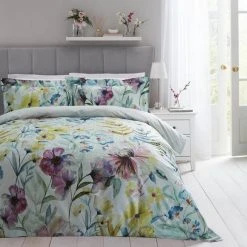 Brand new ✔️ Dorma Dorma Florian Reversible 100% Cotton Duvet Cover and Pillowcase Set 🔔