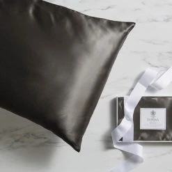 Cheap 🥰 Dorma Dorma Grey Silk Pillowcase 😉