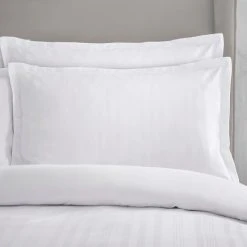 Top 10 💯 Dorma Purity Dorma Purity Staunton Waffle Stripe White 100% Cotton Duvet Cover and Pillowcase Set 😍 -Dunelm Online Shop 30727598 alt05