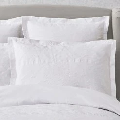 Coupon 🎁 Dorma Purity Dorma Purity Kempley White Continental Pillowcase 🎉
