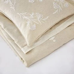 Coupon 🔔 Dorma Dorma Embroidered Bee Bedspread 🌟 -Dunelm Online Shop 30728467 alt02
