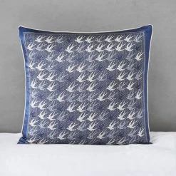Coupon ๐ Dorma Dorma Argo Silk Swallows Navy Square Cushion ๐ฏ