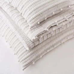 Outlet 🔥 Dorma Dorma Coddington White Bedspread ✔️ -Dunelm Online Shop 30729459 alt03
