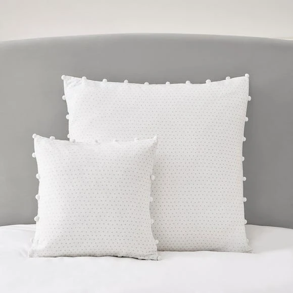 Deals ❤️ Dorma Dorma Coddington White Square Cushion 🧨 2 Deals ❤️ Dorma Dorma Coddington White Square Cushion 🧨 - Image 2