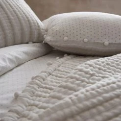 Best reviews of 💯 Dorma Dorma Coddington White 100% Cotton Duvet Cover and Pillowcase Set ❤️ -Dunelm Online Shop 30729466 alt03