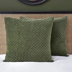 Best Pirce ⭐ Dorma Dorma Genevieve Green Continental Square Pillowcase 🎉