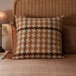 Brand new 🛒 Dorma Dorma Hamish Check 100% Brushed Cotton Continental Pillowcase Pair 👍