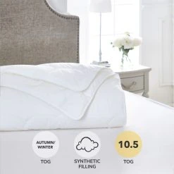 Hot Sale ⌛ Dorma Dorma Satin Touch 10.5 Tog Duvet 👍