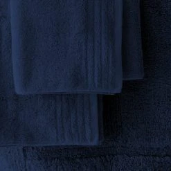 Cheap 😀 Dorma Dorma Tencel Sumptuously Soft Navy Towel 😀 -Dunelm Online Shop 30747425 alt02