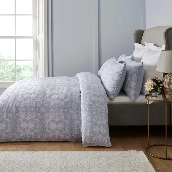 New 🔥 Dorma Dorma Regency 100% Cotton Duvet Cover and Pillowcase Set 😉 2 New 🔥 Dorma Dorma Regency 100% Cotton Duvet Cover and Pillowcase Set 😉 - Image 2