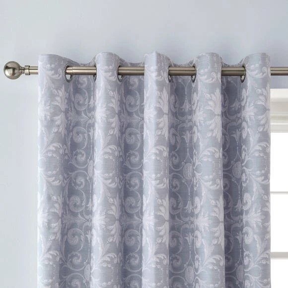 Best deal 🥰 Dorma Dorma Regency Blue Eyelet Curtains 💯 1 Best deal 🥰 Dorma Dorma Regency Blue Eyelet Curtains 💯