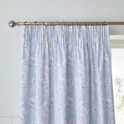 Deals 🔔 Dorma Dorma Daphne Blue Pencil Pleat Curtains ⭐