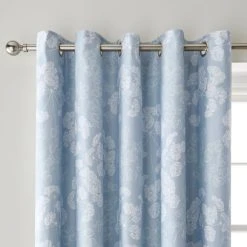 Buy 🔥 Dorma Dorma Daylesford Blue Eyelet Curtains ✔️